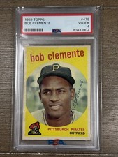 1959 Topps Bob Clemente Roberto Clemente #478 PSA 4