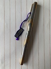 Extremely Rare Platinum Riviere Silver Fountain Pen 18K