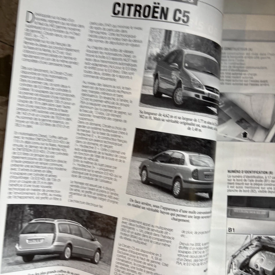 Revue Technique Automobile CITROEN C5 DIESEL 2.0 Hui 2.2 Hdi 16 V - Photo 4/4
