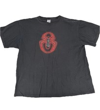 Vintage 2001 Y2K Marvel Spiderman Superhero Spider Logo Shirt Size XL