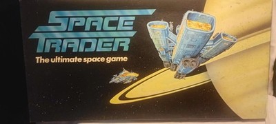 Vintage Space Trader Brettspiel Planeten Astronauten komplett Reise Mond Mars