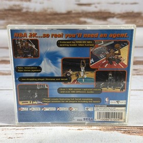 NBA 2K Sega Sports Dreamcast 1999 Basketball Game Disc & Case No Manual Tested