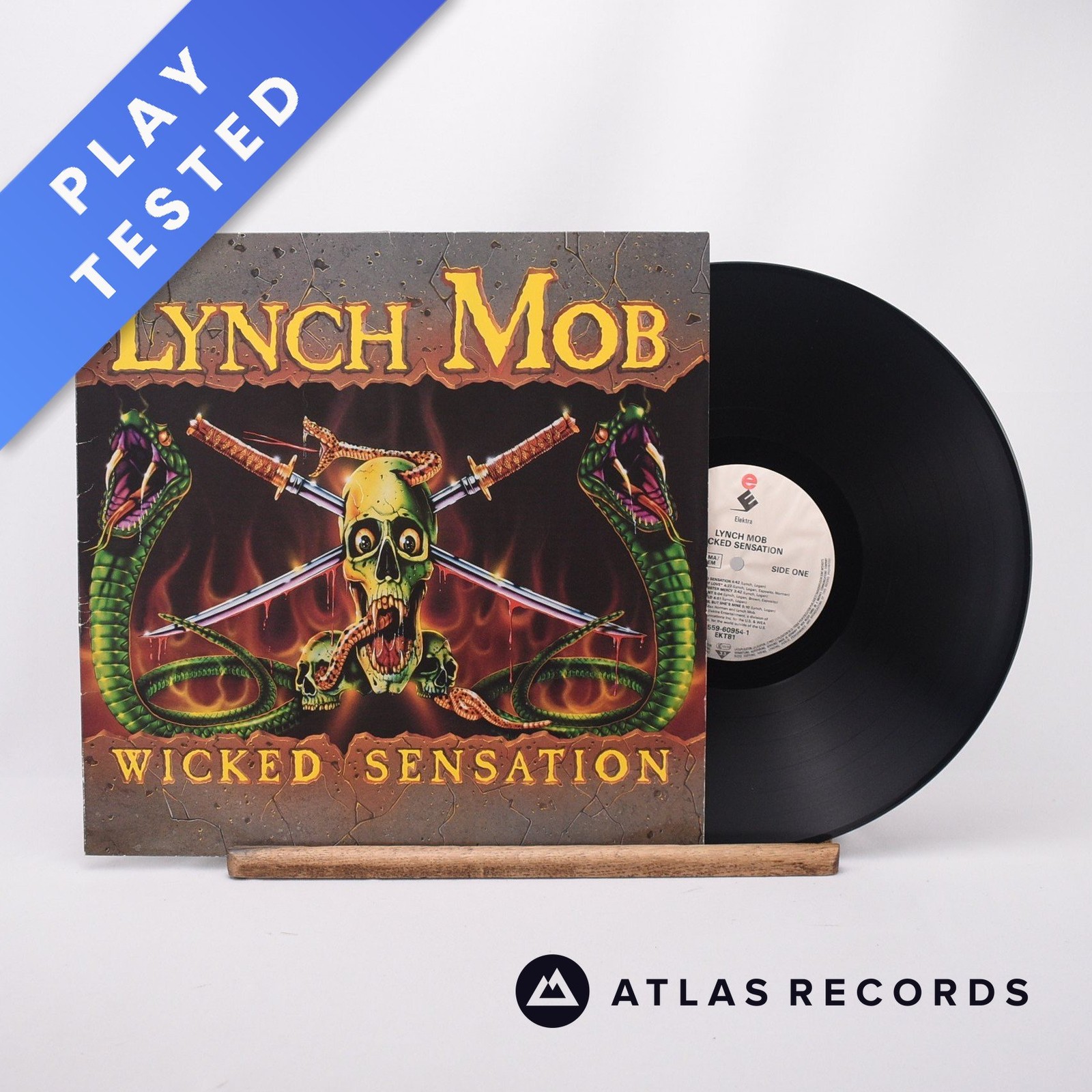 Lynch Mob Wicked Sensation LP Album Vinyl Record 1990 EKT 81 Elektra - VG+/EX