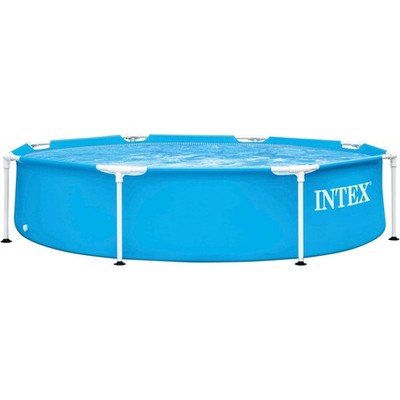 INTEX Frame Pool Ø244x51Cm Above Ground Pool With Metal Frame Robust 28205NP