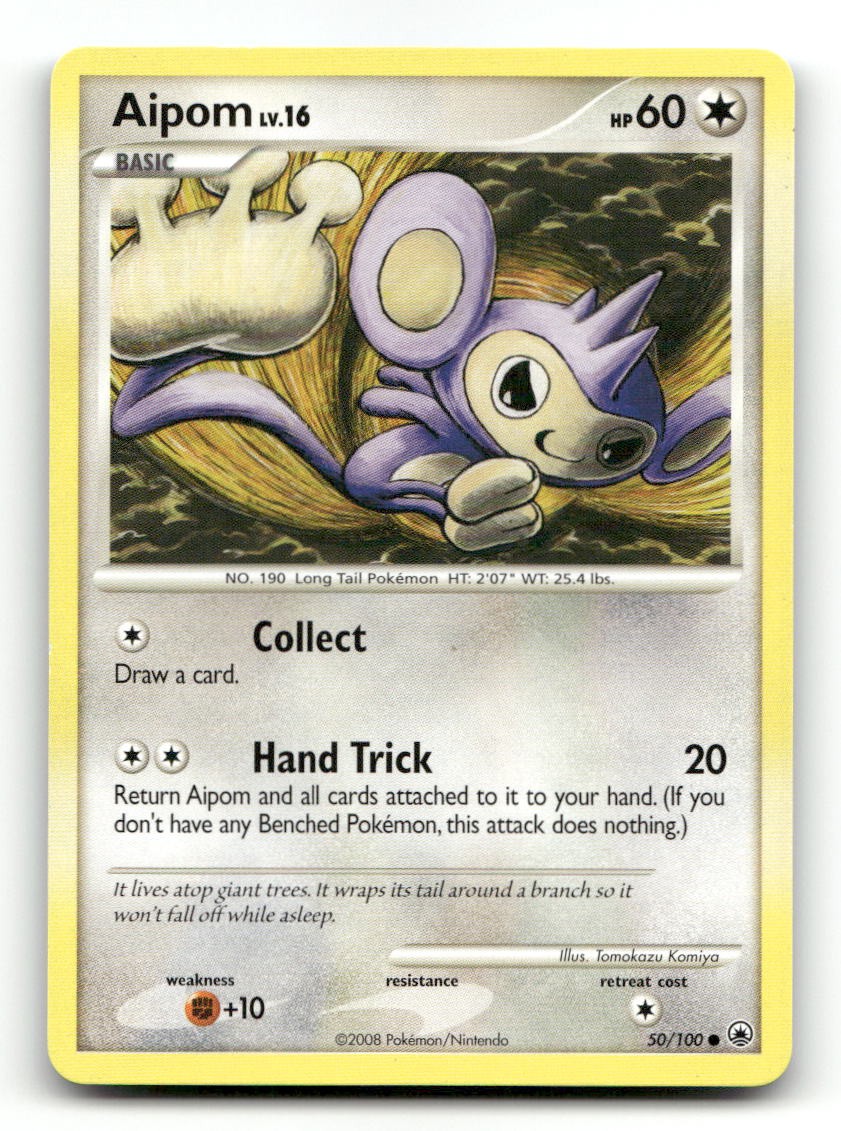 Aipom 50/100 Common Majestic Dawn Pokemon LP