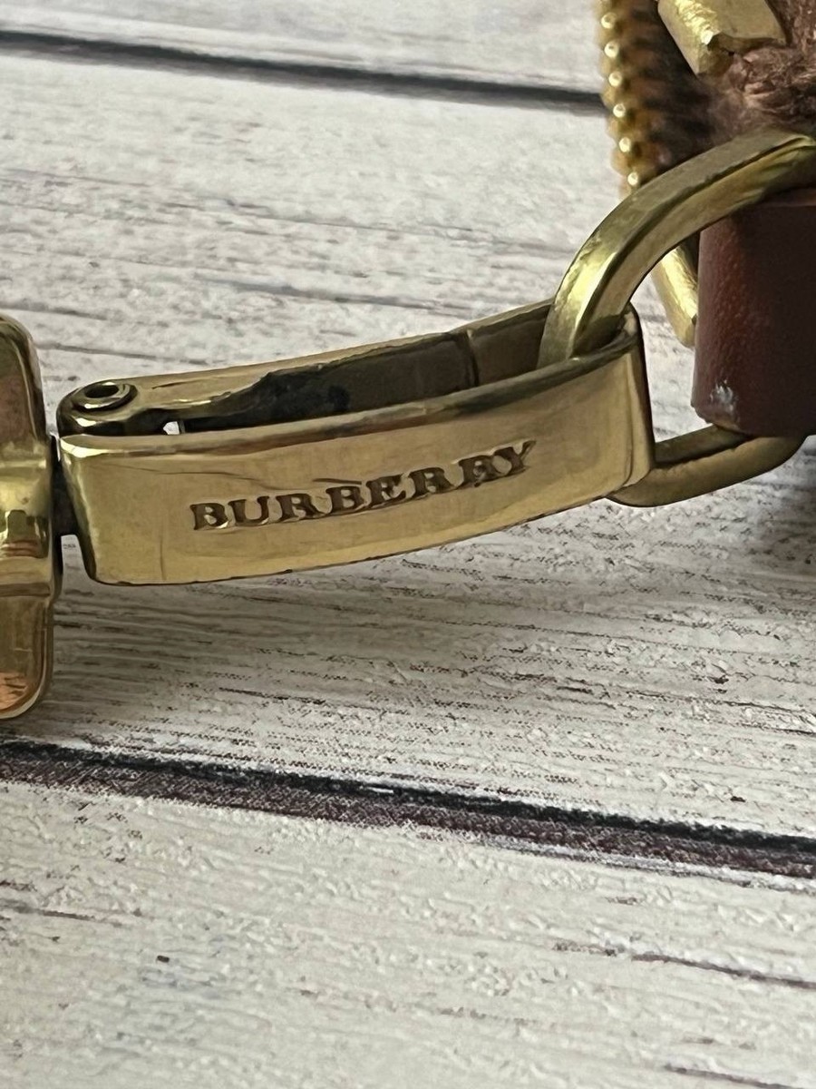 Authentic BURBERRY LONDON Nova Check Pochette Baguette Bag Vintage