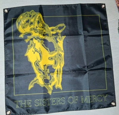 The Sisters Of Mercy Under The Gun 2x2 Ft Banner Flag Poster