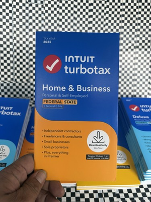 #ad #ad 2025 TurboTax Home amp; Business Tax FedState Win11MacPhysical key cardShips USPS $89.99