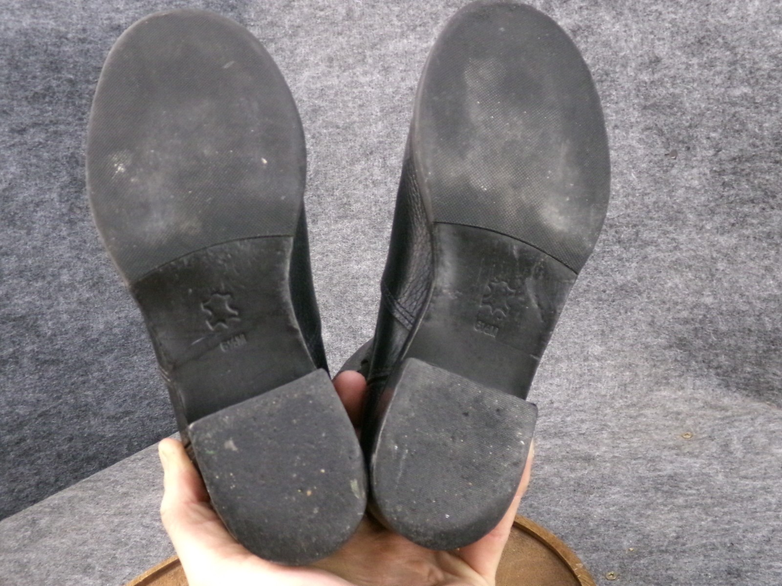 Tory Burch Christy Size 6.5 M Black Pebbled Leather Back Zipper Riding Boots thumbnail 8