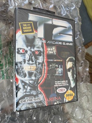 T2 Terminator Arcade Spiel Sega Genesis NTSC USA Brand New Factory Sealed Rare