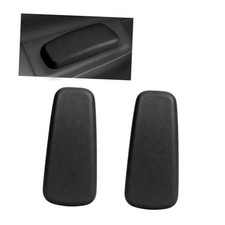 2 PCS Elbow Pad Arm Rest for Car, Soft Leather Auto Center Console Knee Black