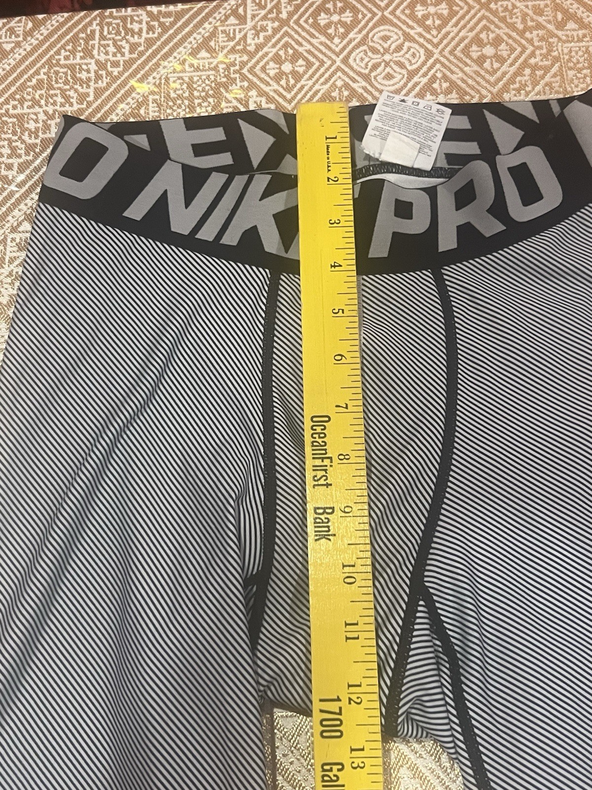 Pre-Owned Nike Pro Hyperwarm Lines Compression Pa… - image 22