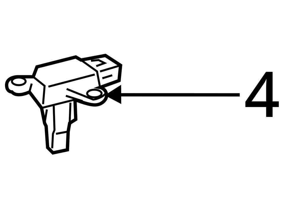 Medidor de flujo de aire másico Lexus Nx300 2018-2021 Maf EDMX4 Foto 4 de 4