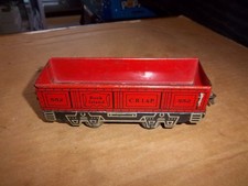 MARX #552 VINTAGE TIN ROCK ISLAND GONDOLA, RED O GAUGE