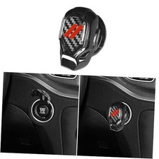 Push Start Button Cover fit for Dodge Challenger Charger Durango Red Trim