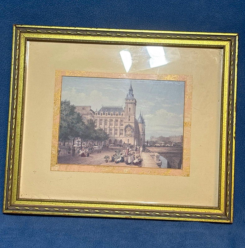 Matted & Framed Paris Conciergerie Art Print