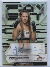 2025 Topps Finest UFC - Jasmine Jasudavicius Finest Auto Black /25