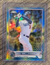 Cody Bellinger 2022 Topps Chrome Sonic #106 Blue & Yellow Pulse Refractor /75