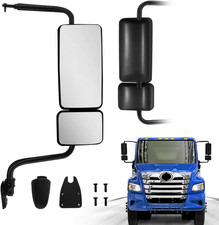 Black Door Mirror Fit For 2011 Hino 238 258 268 338 Semi Trucks Right Passenger