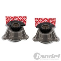 2X febi bilstein Motorlager Beidseitig Vorne Passend FÜR MERCEDES-BENZ C-KLASSE