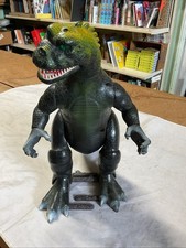 Vintage 1987 Big Rex Godzilla . Made By New Bright. 13" Tall FULLY FUNCTIONAL