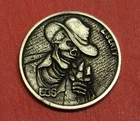 HOBO Buffalo Nickel Cowboy Skeleton Lighter Real US Nickel