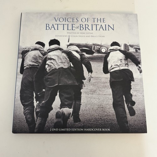 Voices of the Battle of Britain by Mike Lepine (Hardback Book + 2 DVD's) - Picture 1 of 8