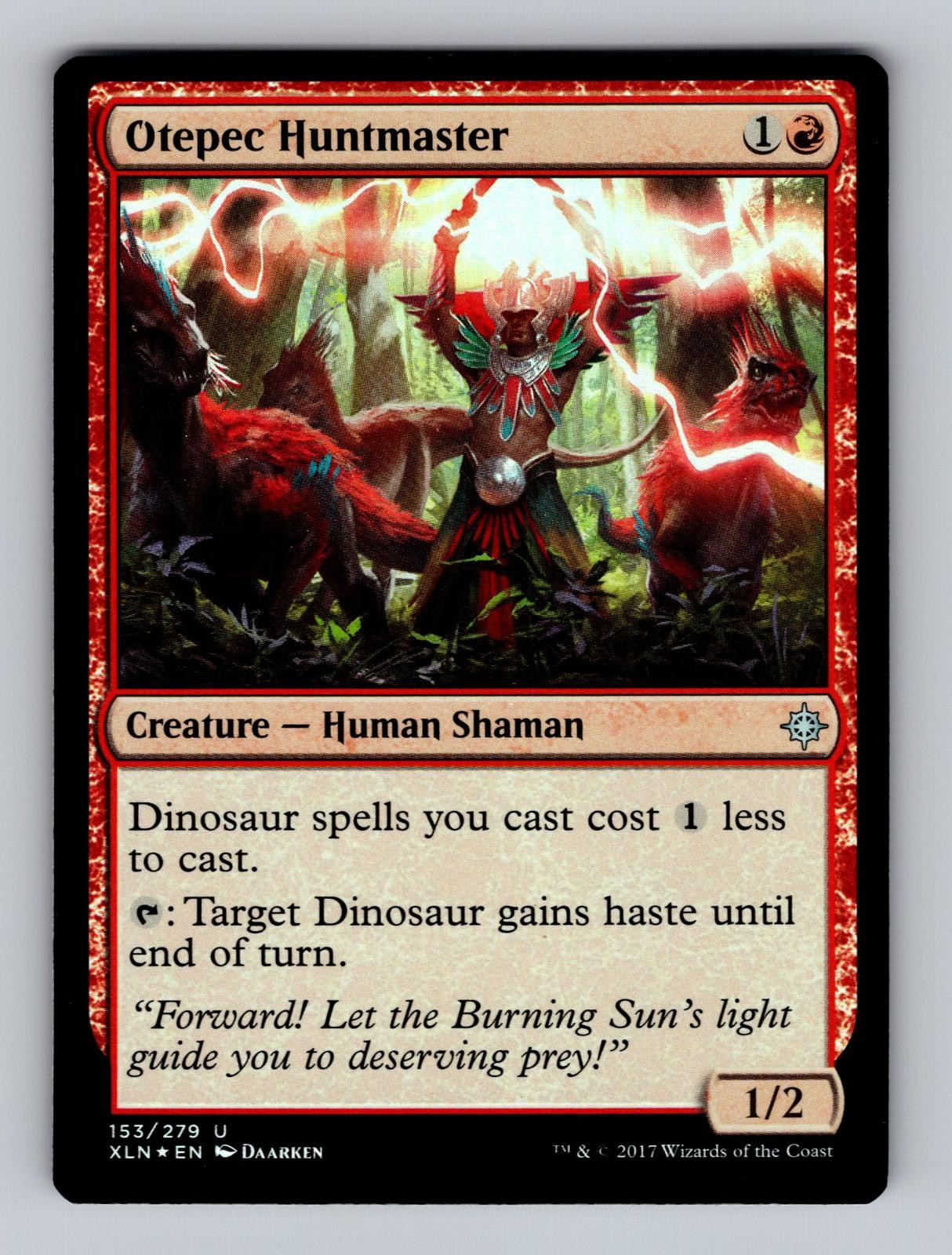 Otepec Huntmaster 153 Uncommon Ixalan Magic: The Gathering Foil Lightly Played