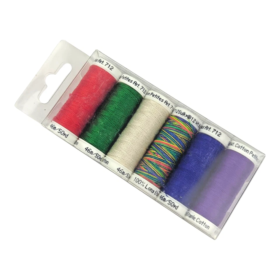 Sulky Lot of 2 Sampler 12wt Cotton Petites 6/Pkg Winter & Summer Assortments - Image 4 of 4