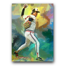 Scott McGregor Art Card Limited 9/50 Edward Vela Signed (Baltimore Orioles)