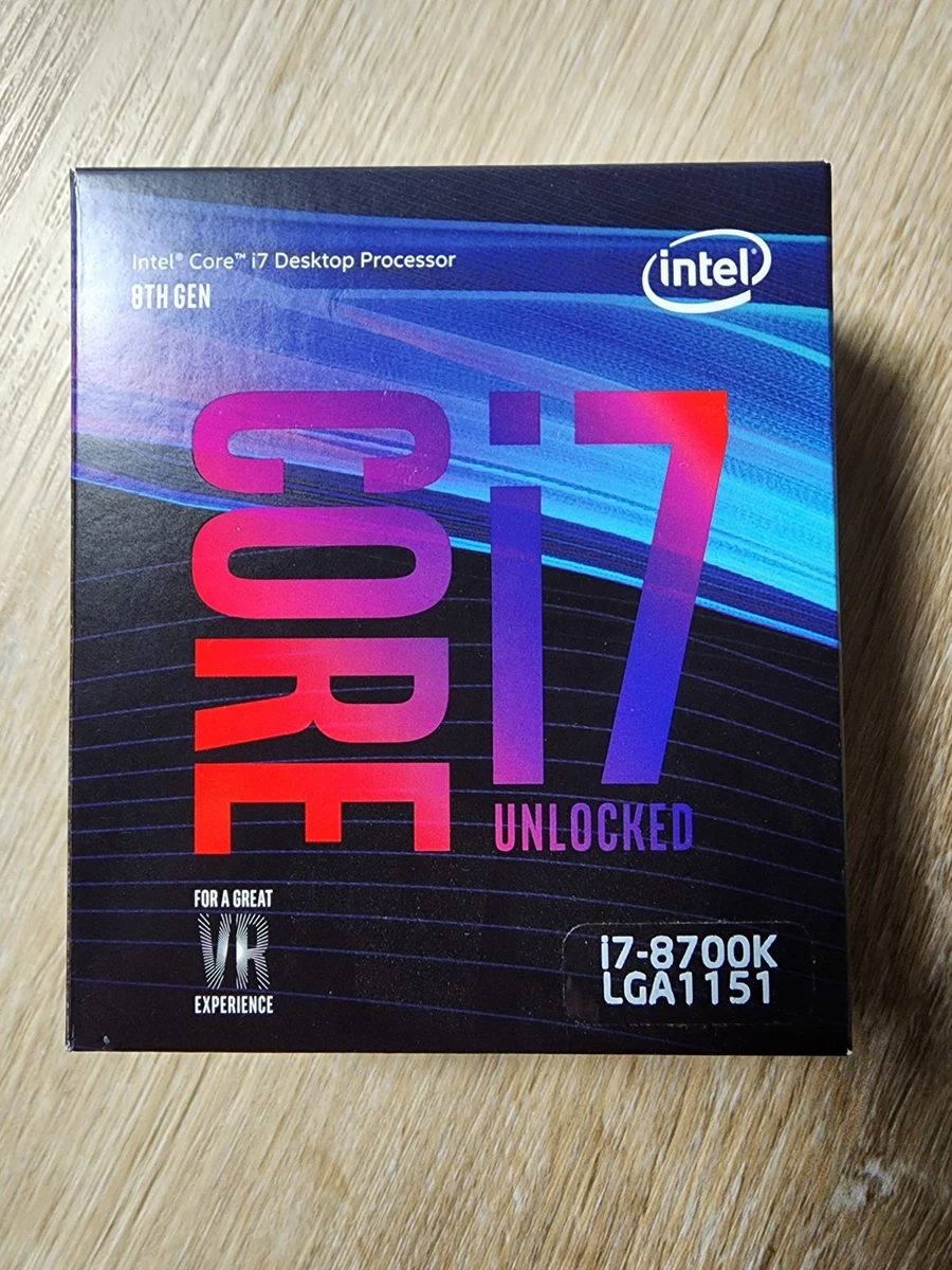 Intel Core i7-8700K Processor Model Computer Processors LGA 1151
