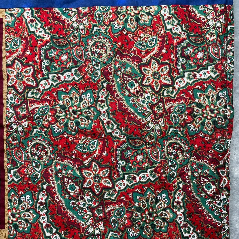 Manta acolchada de Navidad árbol Santa muñeco de nieve medias decoración navideña 44x35 Foto 4 de 4