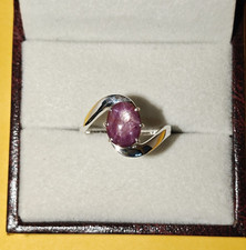 100 Natural Ruby Star Ring 925 Sterling Silver Promise Ring Gift Ruby Ring