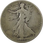 1918 S Liberty Walking Silver Half Dollar G Good 50c Coin SKU:I24548