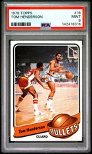 1979 TOPPS #18 TOM HENDERSON PSA 9