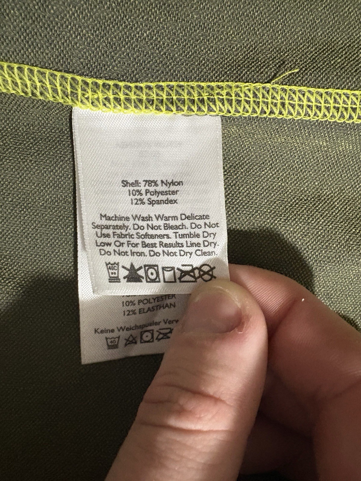 Eddie Bauer Softshell Jacket Gray Yellow Full Zip… - image 17