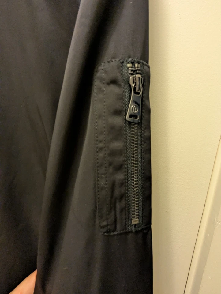 Bernardos Jacket Womens L Black Boyfriend Bomber Long Sleeve Full Zip NWT - Image 4 of 4