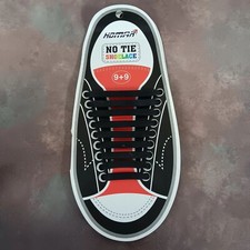 Homar No Tie Shoelaces Black Elastic Waterproof 9 9