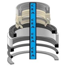 87705824 Hydraulic Cylinder Seal Kit Fits Case 420CT 440CT 430 420 440 SR200