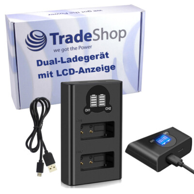 Dual LCD Micro-USB Typ-C Ladegerät ersetzt BP-61 für Sigma SD Quattro Kameras