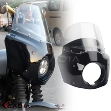 Clear Front Windshield Fit For Harley Street Bob FXBB FXBBS FXST FXLR 2018-2024