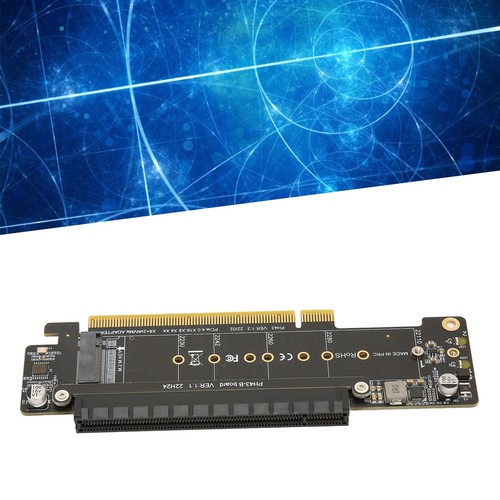PCIE x16 to x8+x4+x4 Splitter Expansion Riser Card Ultra M.2 NVMe - Photo 6/8