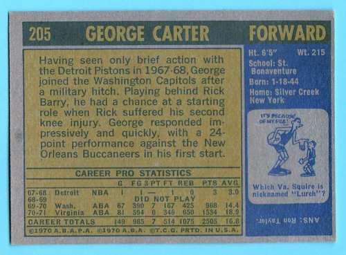 1971-72 Topps NBA / ABA Basketball Cards - Vintage - You Pick - Update 09.09.2025 - Bild 643 von 728