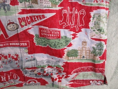 NEU Reyn Spooner The Ohio State Buckeyes Hawaiihemd Herren Medium rot Neu mit Etikett - Bild 7 von 16