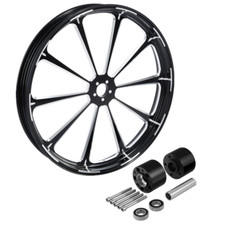 32x3.5 Front Wheel Rim Hub Dual Disc Fit For Harley Touring Road Glide 1997-21 32x3.5 Front Wheel Rim Hub Dual Disc Fit For Harley Touring Road Glide 1997-21