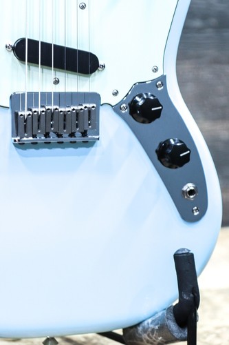 Fender Player Mustang Sonic Blue with Lollar Pickups Electric Guitar w/Bag - Picture 8 of 20