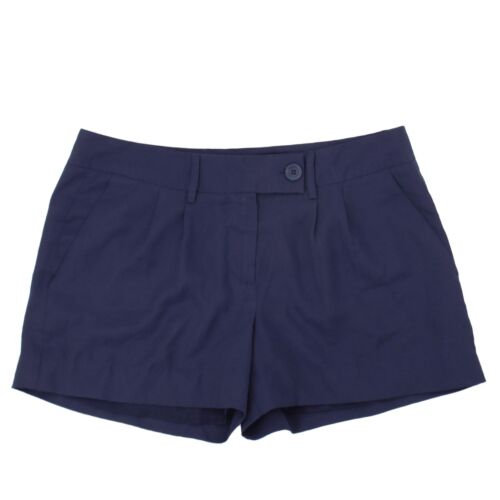 Bcbgeneration Women's Shorts UK 6 Blue 100% Polyester Cut-Off - Afbeelding 1 van 6