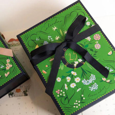 Karen Adams 2025 Desk Calendar 17 Month Silver Easel