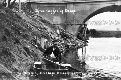 Xxu-37 Tommy Rogers, Cressage Bridge, River Severn, Shropshire. Photo