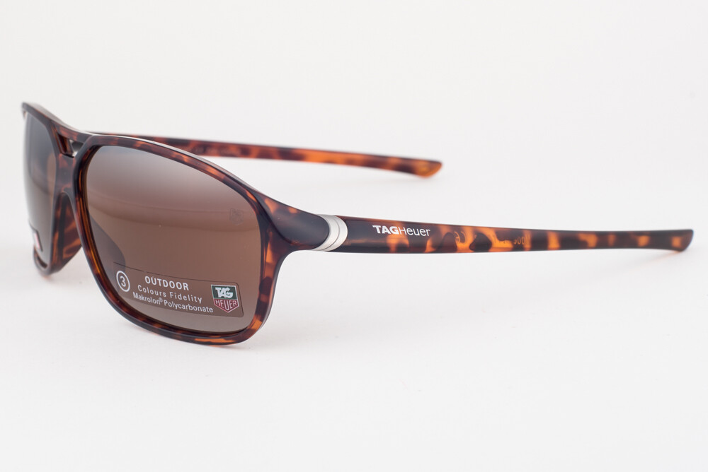 TAG Heuer サングラス Tag Heuer 27 Degree 6044 Tortoise / Brown Sunglasses TH6044 211